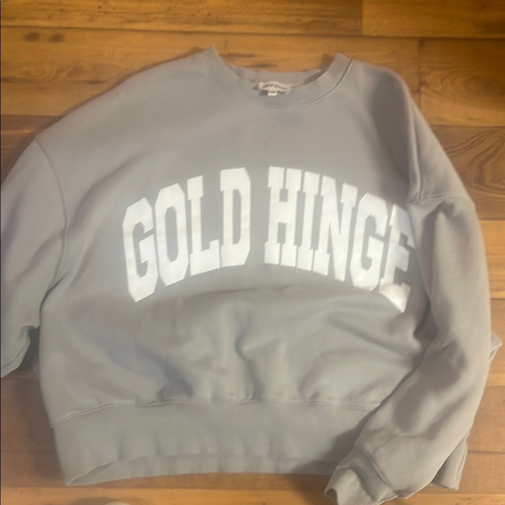 Gray Crew Neck Sweater